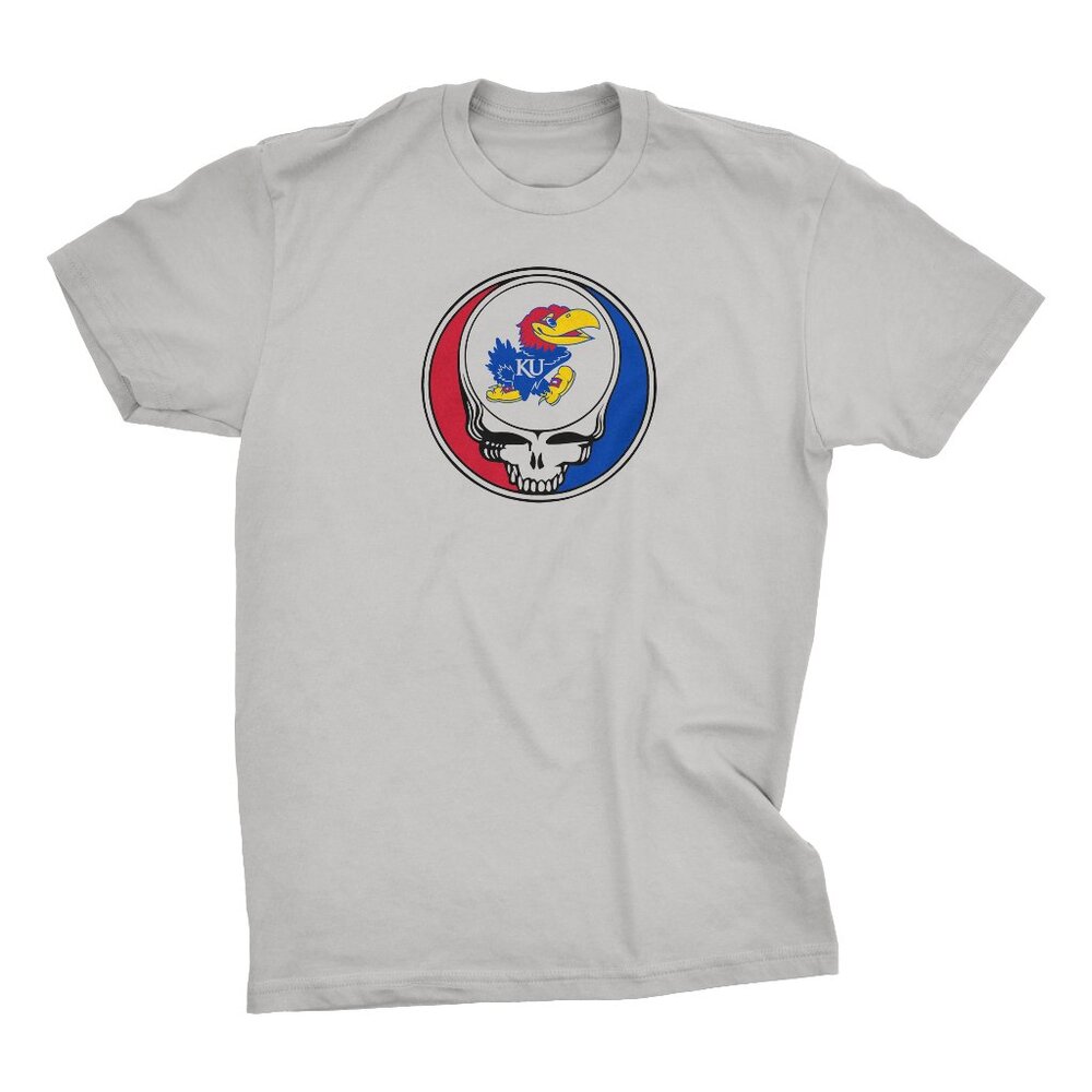 Kanas University Jayhawks Grateful Dead Shakedown Style lot T-shirt